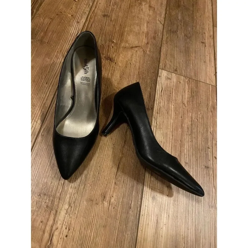 EAST 5TH High Heels Black Size 9W 3